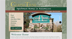 Desktop Screenshot of cedar-trail.com